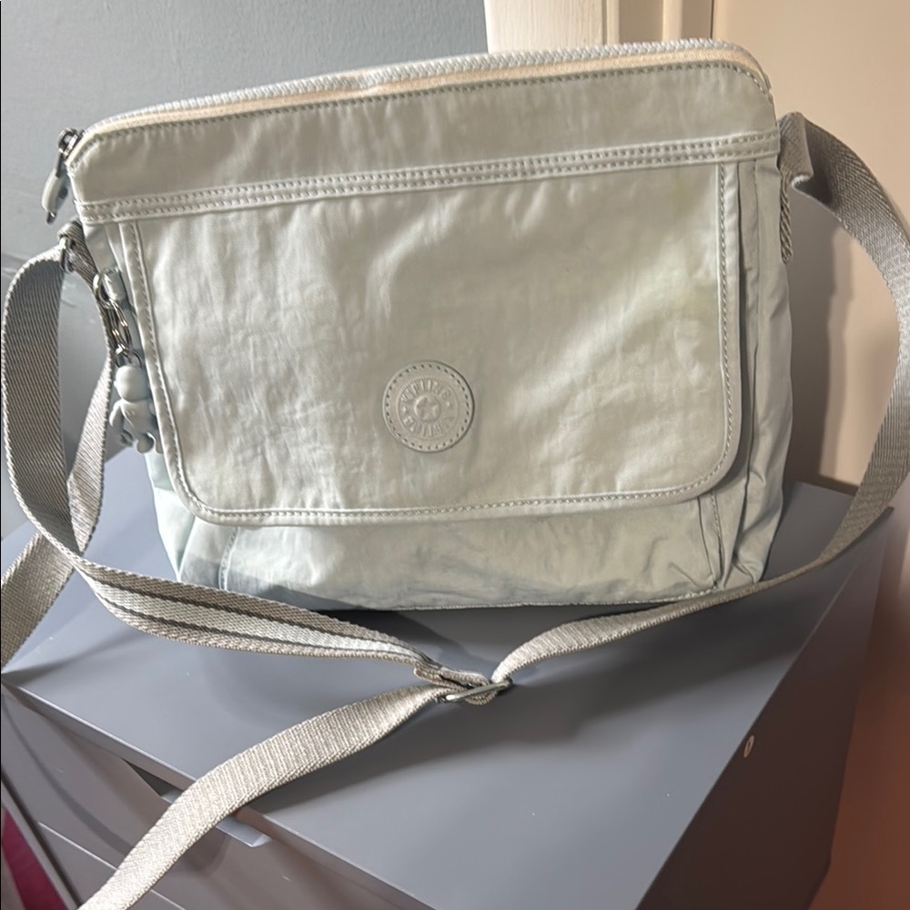 Kipling Light Gray Crossbody Bag